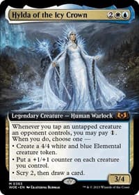 Hylda of the Icy Crown (Extended Art) - Wilds of Eldraine - Magic: The Gathering card