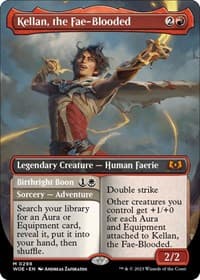 Kellan, the Fae-Blooded (Borderless) - Wilds of Eldraine - Magic: The Gathering card