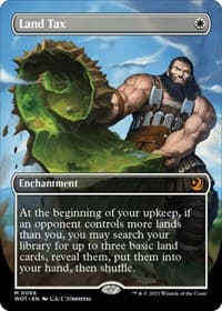 Land Tax (Anime Borderless) - Wilds of Eldraine: Enchanting Tales - Magic: The Gathering card