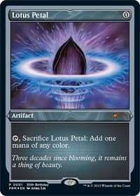 Lotus Petal (Foil Etched) - Unique and Miscellaneous Promos - Magic: The Gathering card
