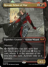 Rowan, Scion of War (Borderless) - Wilds of Eldraine - Magic: The Gathering card