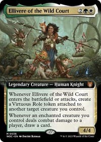 Ellivere of the Wild Court (Extended Art) - Commander: Wilds of Eldraine - Magic: The Gathering card