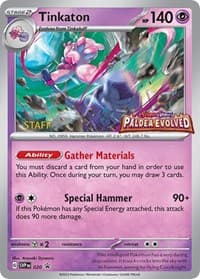Tinkaton - 020 (Prerelease) [Staff] - SV: Scarlet & Violet Promo Cards - Pokemon card