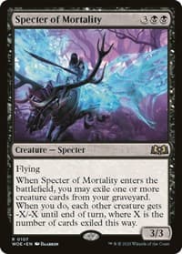 Specter of Mortality - Wilds of Eldraine - Magic: The Gathering card