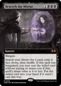 Beseech the Mirror (Extended Art) - Wilds of Eldraine - Magic: The Gathering card