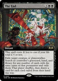 The End (Extended Art) - Wilds of Eldraine - Magic: The Gathering card