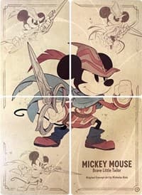 Mickey Mouse - Brave Little Tailor Puzzle Insert (Set of 4) - The First Chapter - Disney Lorcana card
