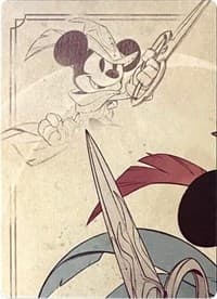 Mickey Mouse - Brave Little Tailor Puzzle Insert (Top Left) - The First Chapter - Disney Lorcana card
