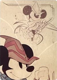 Mickey Mouse - Brave Little Tailor Puzzle Insert (Top Right) - The First Chapter - Disney Lorcana card