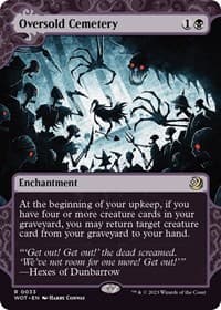 Oversold Cemetery - Wilds of Eldraine: Enchanting Tales - Magic: The Gathering card