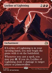 Leyline of Lightning - Wilds of Eldraine: Enchanting Tales - Magic: The Gathering card