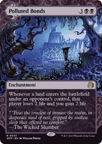 Polluted Bonds - Wilds of Eldraine: Enchanting Tales - Magic: The Gathering card