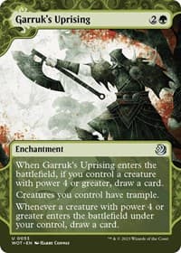 Garruk's Uprising - Wilds of Eldraine: Enchanting Tales - Magic: The Gathering card