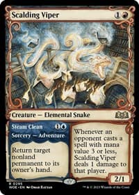 Scalding Viper (Showcase) - Wilds of Eldraine - Magic: The Gathering card