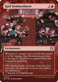 Raid Bombardment - Wilds of Eldraine: Enchanting Tales - Magic: The Gathering card