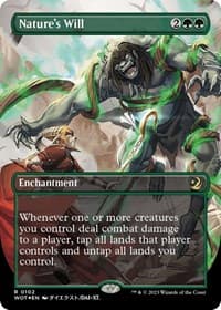 Nature's Will (Anime Borderless) (Confetti Foil) - Wilds of Eldraine: Enchanting Tales - Magic: The Gathering card