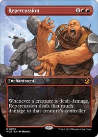 Repercussion (Anime Borderless) - Wilds of Eldraine: Enchanting Tales - Magic: The Gathering card