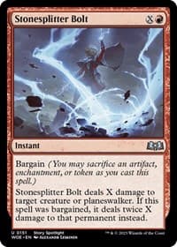 Stonesplitter Bolt - Wilds of Eldraine - Magic: The Gathering card