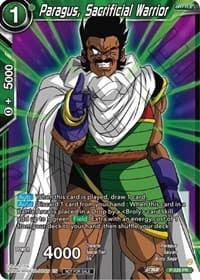 Paragus, Sacrificial Warrior (Zenkai Series Tournament Pack Vol.5) - Tournament Promotion Cards - Dragon Ball Super: Masters card