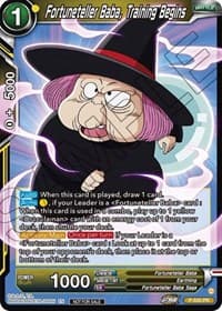 Fortuneteller Baba, Training Begins (Zenkai Series Tournament Pack Vol.5) - Tournament Promotion Cards - Dragon Ball Super: Masters card