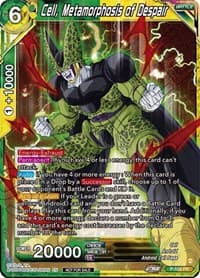 Cell, Metamorphosis of Despair (Zenkai Series Tournament Pack Vol.5) - Tournament Promotion Cards - Dragon Ball Super: Masters card