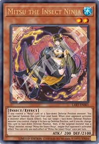 Mitsu the Insect Ninja - The Lost Art Promotion - YuGiOh card
