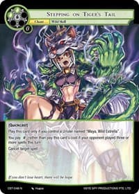 Stepping on Tiger's Tail - Clash of the Star Trees - Force of Will card