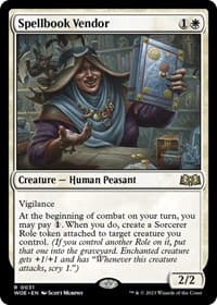 Spellbook Vendor - Wilds of Eldraine - Magic: The Gathering card