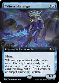 Talion's Messenger (Extended Art) - Wilds of Eldraine - Magic: The Gathering card