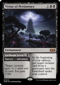 Virtue of Persistence - Wilds of Eldraine - Magic: The Gathering card