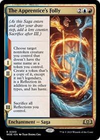 The Apprentice's Folly - Wilds of Eldraine - Magic: The Gathering card