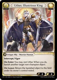 Uther, Illustrious King - Fractured Crown - Grand Archive TCG card