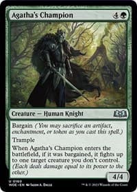 Agatha's Champion - Wilds of Eldraine - Magic: The Gathering card