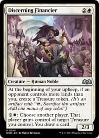 Discerning Financier - Wilds of Eldraine - Magic: The Gathering card
