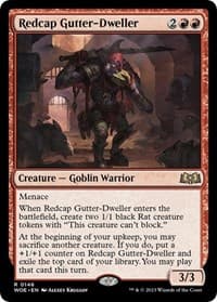Redcap Gutter-Dweller - Wilds of Eldraine - Magic: The Gathering card