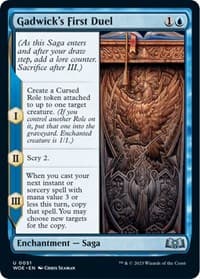 Gadwick's First Duel - Wilds of Eldraine - Magic: The Gathering card