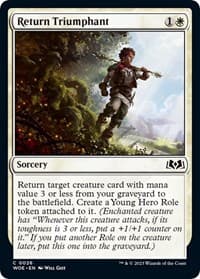 Return Triumphant - Wilds of Eldraine - Magic: The Gathering card