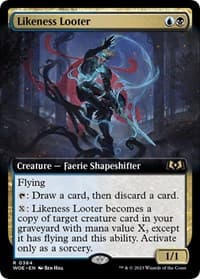 Likeness Looter (Extended Art) - Wilds of Eldraine - Magic: The Gathering card