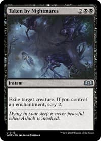 Taken by Nightmares - Wilds of Eldraine - Magic: The Gathering card