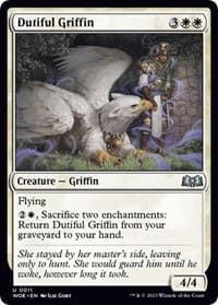 Dutiful Griffin - Wilds of Eldraine - Magic: The Gathering card