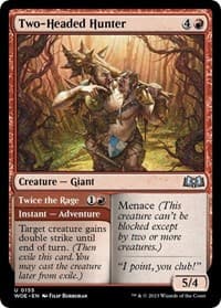 Two-Headed Hunter - Wilds of Eldraine - Magic: The Gathering card