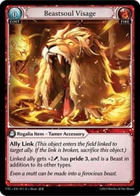 Beastsoul Visage - Fractured Crown - Grand Archive TCG card