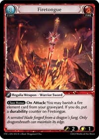 Firetongue - Fractured Crown - Grand Archive TCG card