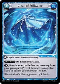 Cloak of Stillwater - Fractured Crown - Grand Archive TCG card