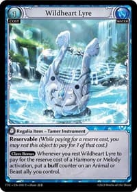 Wildheart Lyre - Fractured Crown - Grand Archive TCG card