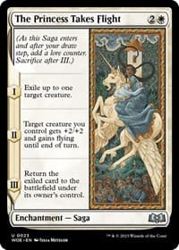 The Princess Takes Flight - Wilds of Eldraine - Magic: The Gathering card