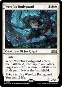 Werefox Bodyguard - Wilds of Eldraine - Magic: The Gathering card