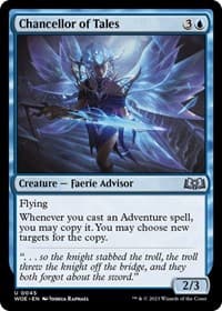 Chancellor of Tales - Wilds of Eldraine - Magic: The Gathering card