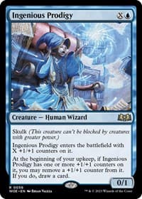 Ingenious Prodigy - Wilds of Eldraine - Magic: The Gathering card