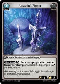Assassin's Ripper - Fractured Crown - Grand Archive TCG card